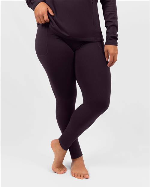 Bea Deep Plum Winter Leggings