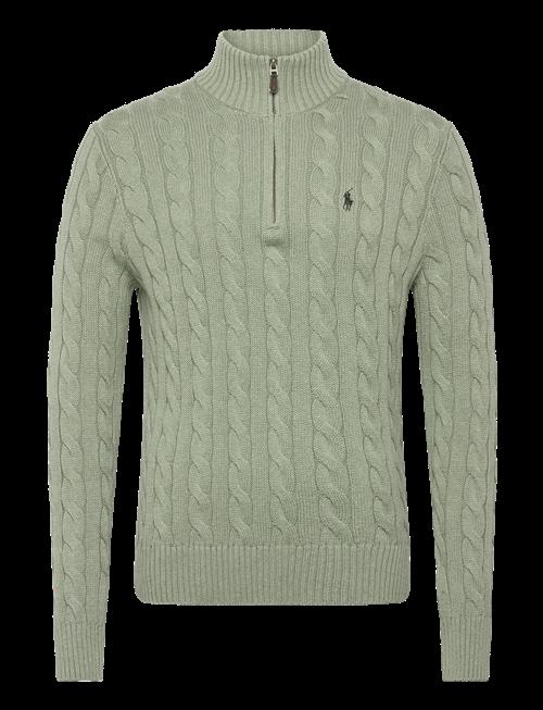Polo Ralph Lauren | Cable-Knit Cotton Quarter-Zip Sweater | XXL