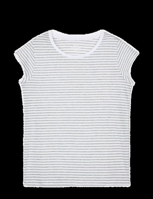 Mads Nørgaard | Fine Jersey Stripe Teasy Tee Fav | L