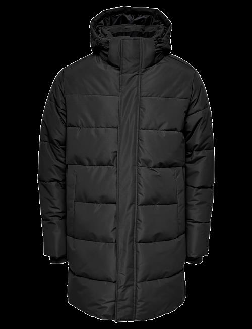 ONLY & SONS | Onscarl Life Long Quilted Coat Otw Noos | XXL