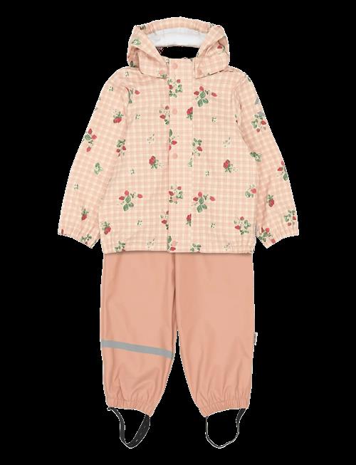 mikk-line | Pu Rain Set Aop W. Susp/104 | 104