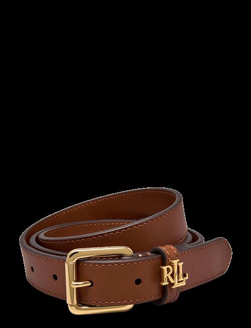 Lauren Ralph Lauren | Logo-Keeper Leather Skinny Belt | M