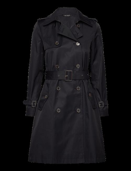 Lauren Ralph Lauren | Double-Breasted Cotton-Blend Trench Coat | M