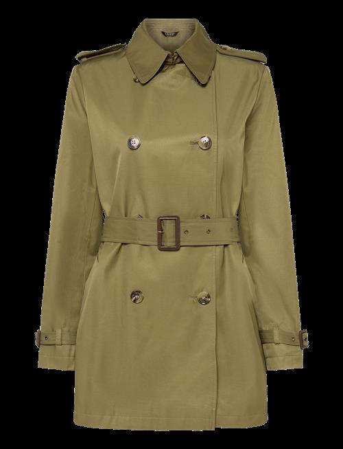 Lauren Ralph Lauren | Double-Breasted Cotton-Blend Trench Coat | XS