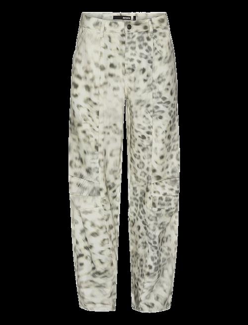 ROTATE | Printed Denim Cargo Pants | 38