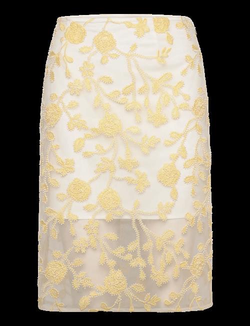 ROTATE | Flower Beads Pencil Skirt | 34