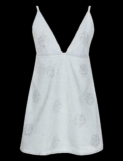 ROTATE | Denim Stud Mini Dress | 34