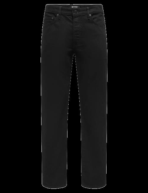 ONLY & SONS | Onsedge Stay Black 3425 Azg Dnm Noos | 33 x 34