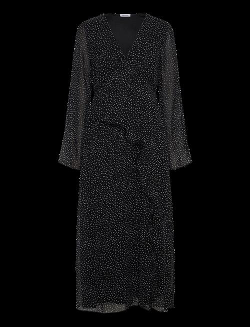 Bubbleroom | V-Neck Frill Dress | 38