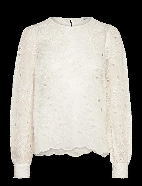 Bubbleroom | Puff Sleeve Embroidered Blouse | S