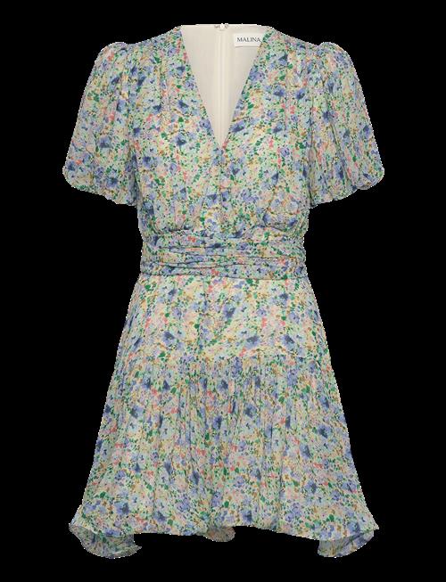 Malina | Lone V-Neck Chiffong Mini Dress | 44