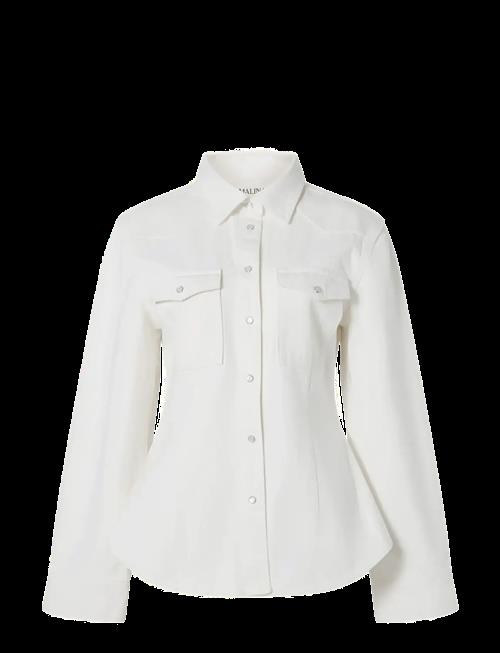 Malina | Anthea Fitted Waist Denim Shirt | 38