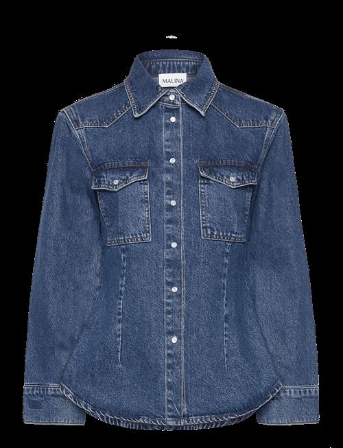 Malina | Anthea Fitted Waist Denim Shirt | 40