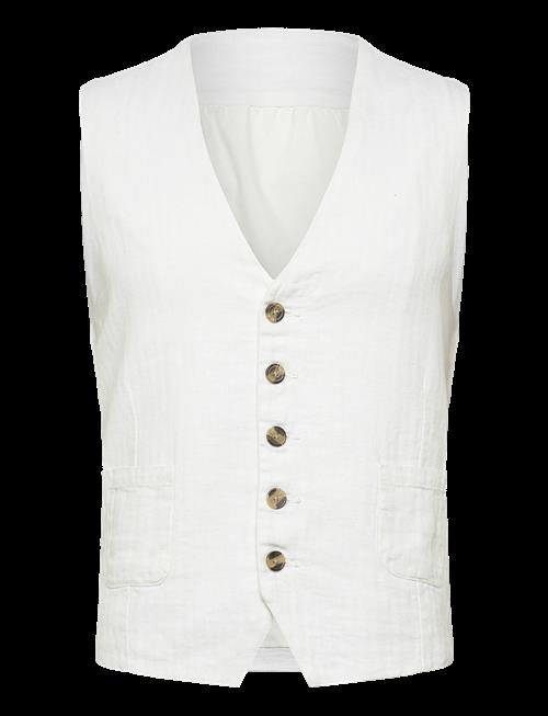 Lindbergh | Cotton Linen Waistcoat | L