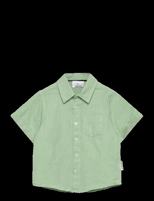 Geggamoja | Linen Shirt Mint | 86/92