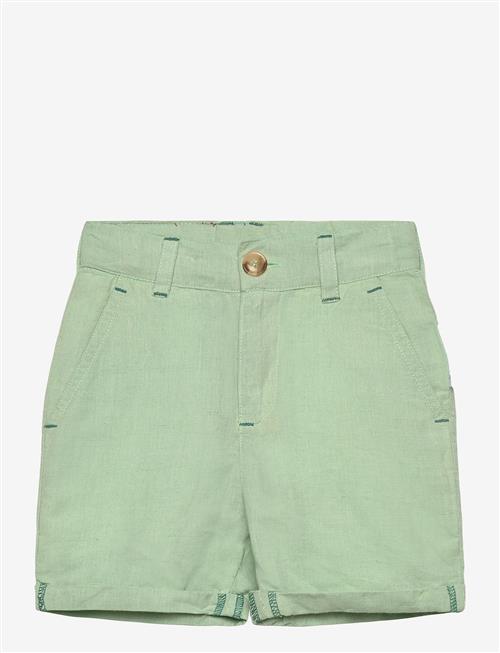 Geggamoja | Linen Shorts Light Blue | 110/116
