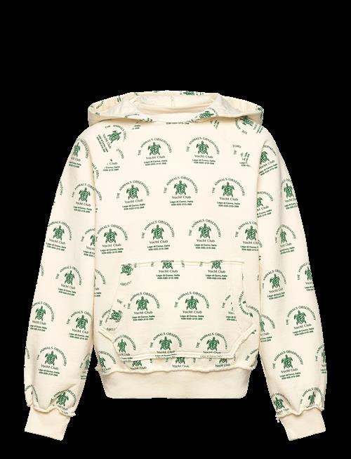 THE ANIMALS OBSERVATORY | Beaver Kid Hoodie White Flowers | 4 Y