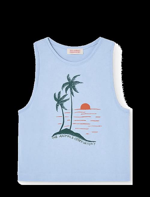 THE ANIMALS OBSERVATORY | Frog Kid Tank Top Soft Blue | 2 Y