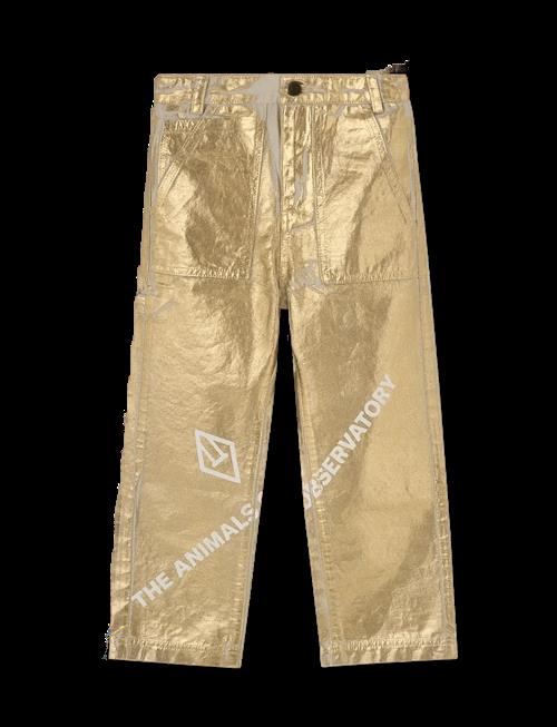 THE ANIMALS OBSERVATORY | Shiny Condor Kid Pants Gold | 10 Y