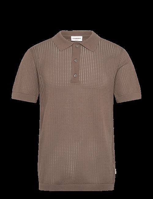 Lindbergh | Crochet Knitted S/S Polo | S