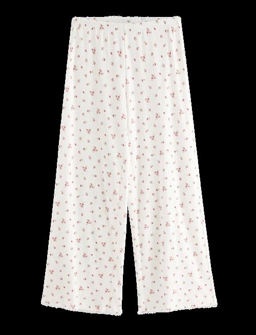 Lindex | Wide Pyjama Trousers In Pointelle | M