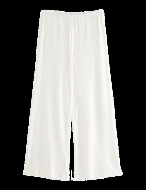 Lindex | Wide Pyjama Trousers In Pointelle | XXL