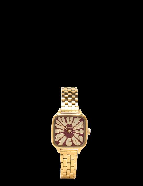Komono | Kate Estate Flower Gold Bordeaux | ONE SIZE