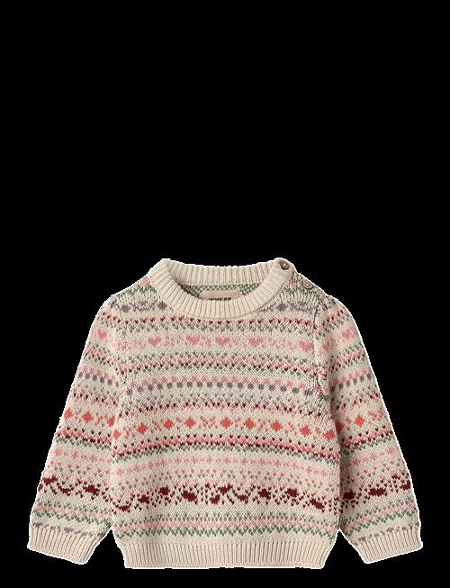 Wheat | Jacquard Pullover Olga | 86