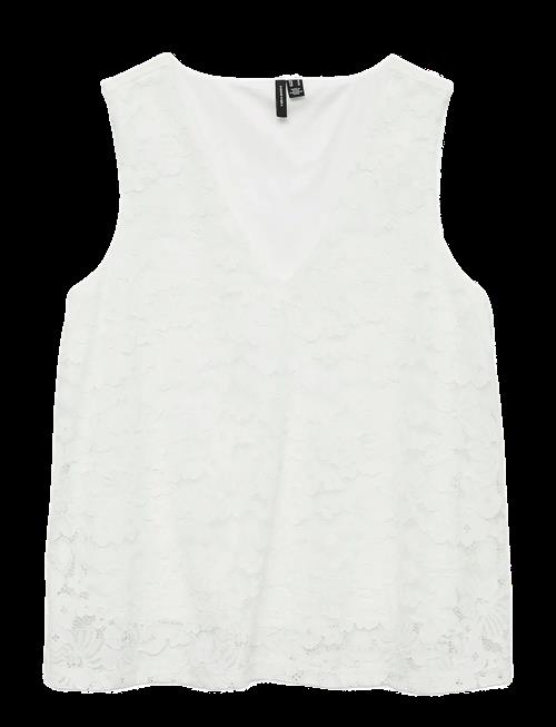 Vero Moda | Vmhoney Lace Sl V-Neck Top Wvn Ga | XS