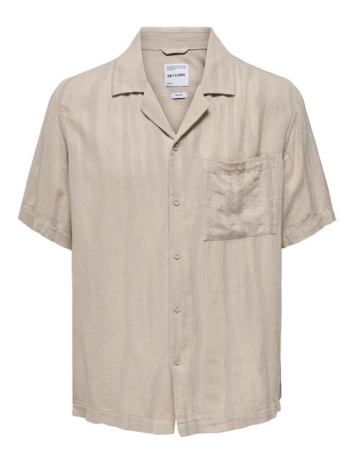 ONLY & SONS | Onsrobert Ss Resort Linen Shirt 0253 | XS