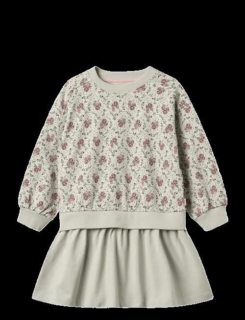 Wheat | Sweat Dress L/S Maggie | 98