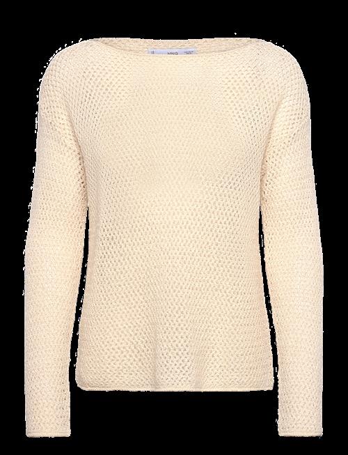 Mango | Openwork Knitted Boat-Neck Sweater | S