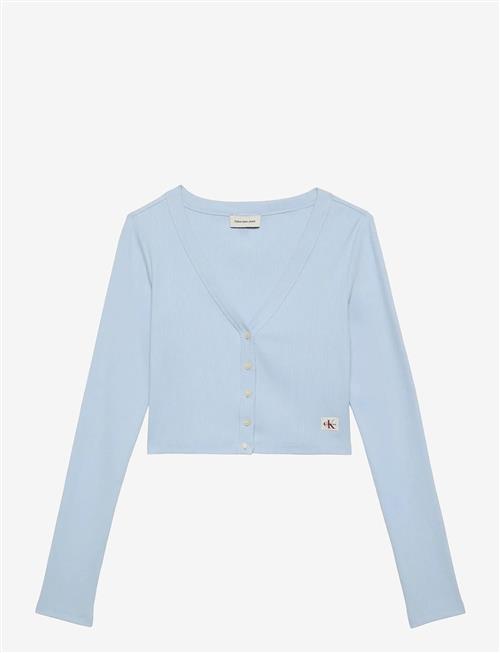 Calvin Klein Jeans | Ls Woven Label 2X2 Baby Rib Card | XXS