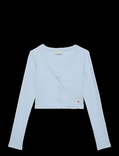 Calvin Klein Jeans | Ls Woven Label 2X2 Baby Rib Card | M