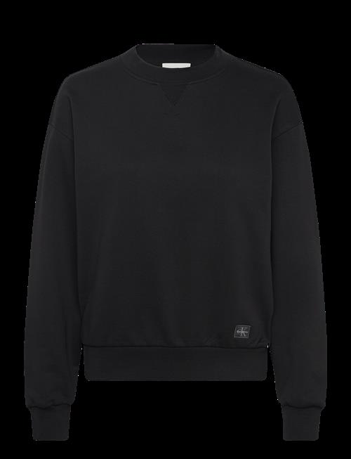 Calvin Klein Jeans | A- Ls Badge Logo Terry Crew Nk | XS