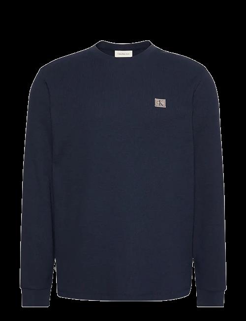 Calvin Klein Jeans | Ls Waffle Badge Crewnk Tee | XS