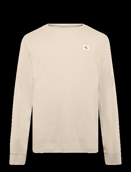 Calvin Klein Jeans | Ls Waffle Badge Crewnk Tee | L