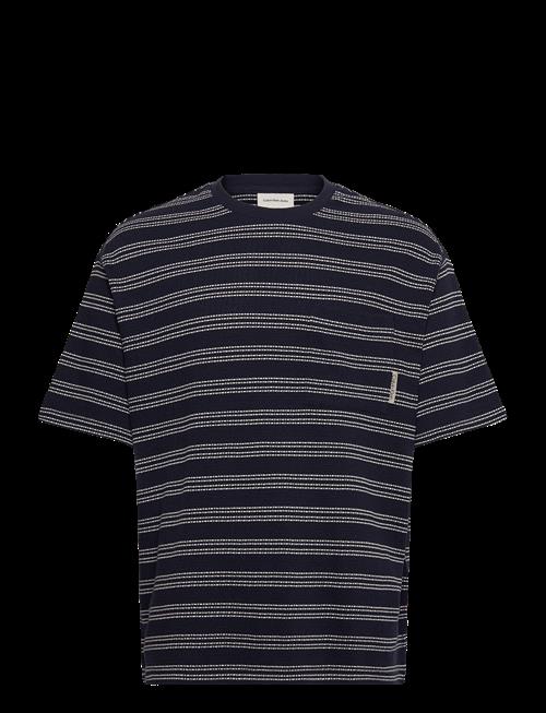 Calvin Klein Jeans | Ss Stripe Jacquard Rlxd Pocket T | XS