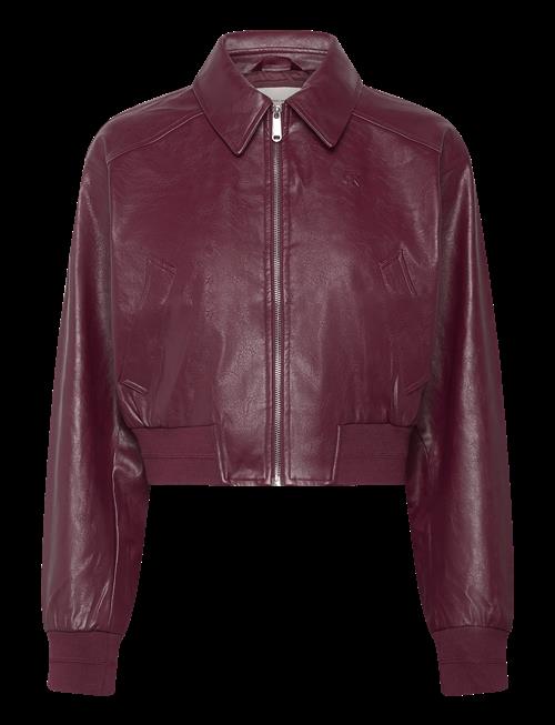 Calvin Klein Jeans | Short Faux Leather Bomber | XXS