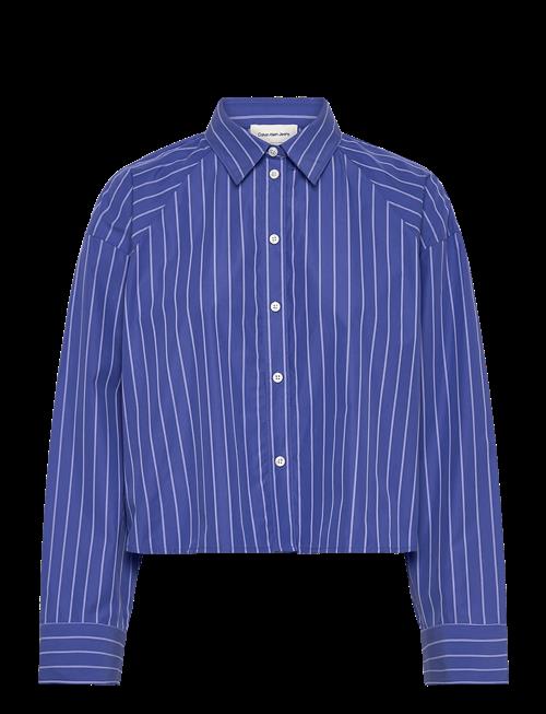 Calvin Klein Jeans | Yd Stripe Boxy Cropped Shirt | XS
