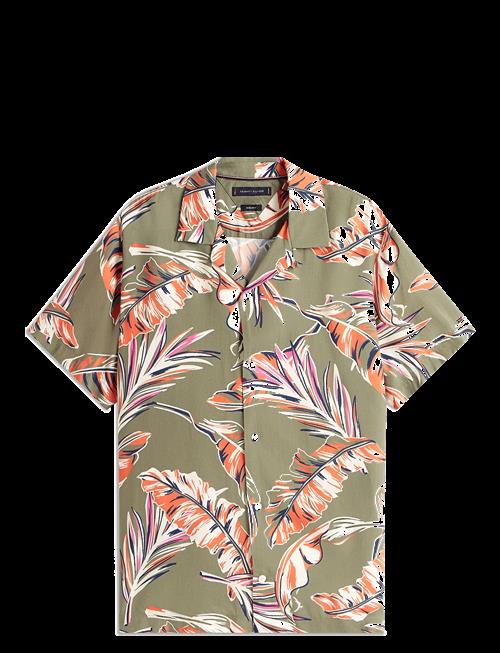 Tommy Hilfiger | Lightweight Leaf Aop Ss Shirt | M