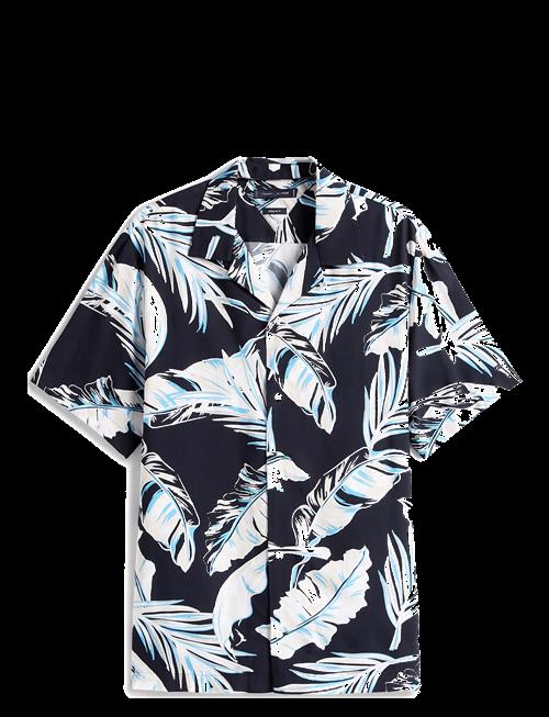 Tommy Hilfiger | Lightweight Leaf Aop Ss Shirt | L