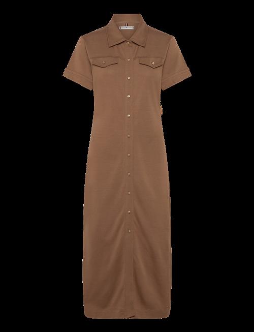 Tommy Hilfiger | Gold Button Midi Shirt Drs | XS
