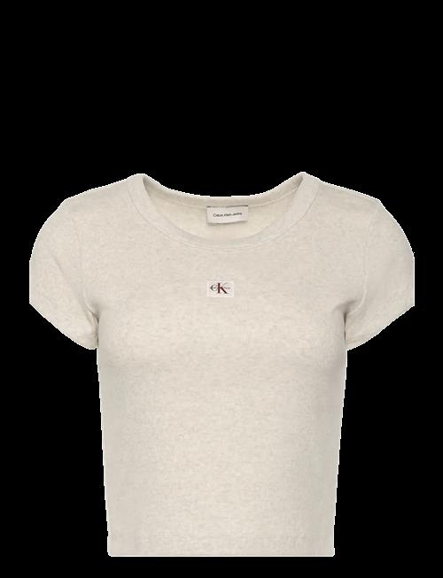 Calvin Klein Jeans | Ss Heritage Label Baby Tee | L