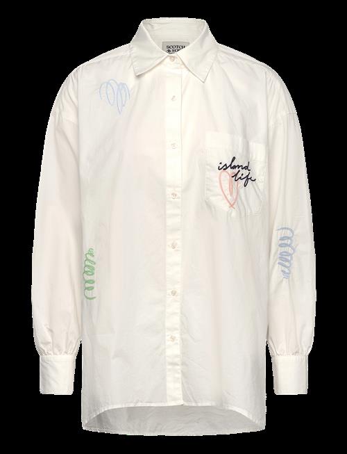 Scotch & Soda | Embroidered Poplin Shirt | 38