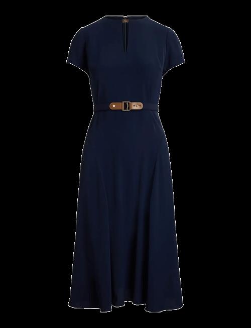 Lauren Ralph Lauren | Belted Georgette Dress | 40
