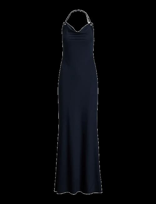 Lauren Ralph Lauren | Jersey Cowlneck Halter Gown | 40