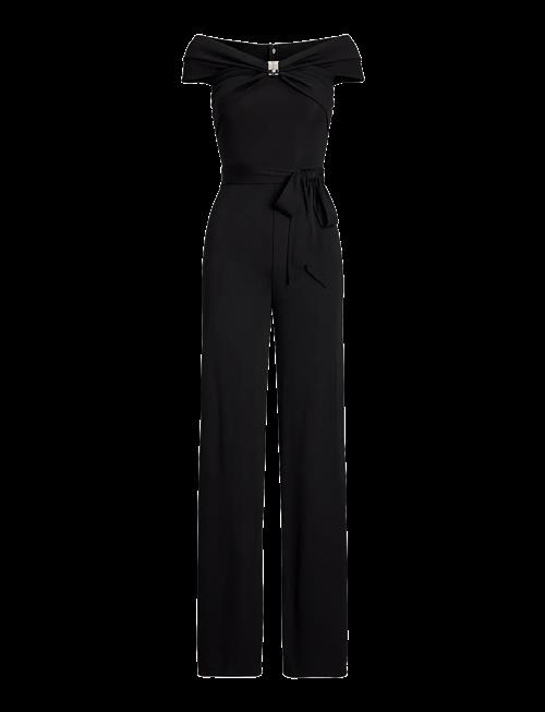 Lauren Ralph Lauren | Belted Jersey Off-The-Shoulder Jumpsuit | 34