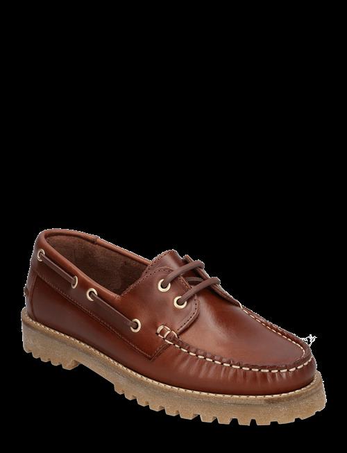 Bianco | Biacapri Boat Shoe Pull Up Leather | 41
