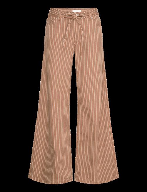 Mango | Wide Leg Jeans With Stripes And Belt | 32